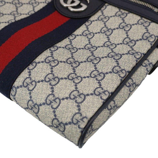 GUCCI Ophodia Small GG Supreme Canvas Messenger Bag Blue 547926