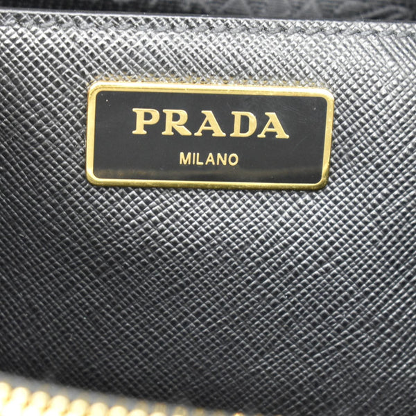 PRADA Lux Medium Promenade Saffiano Leather Shoulder Bag Black