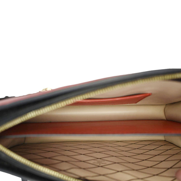 LOUIS VUITTON Trunk Epi Leather Crossbody Bag Red