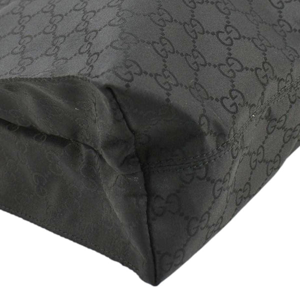 GUCCI GG Supreme Nylon Tote Bag Black 449178