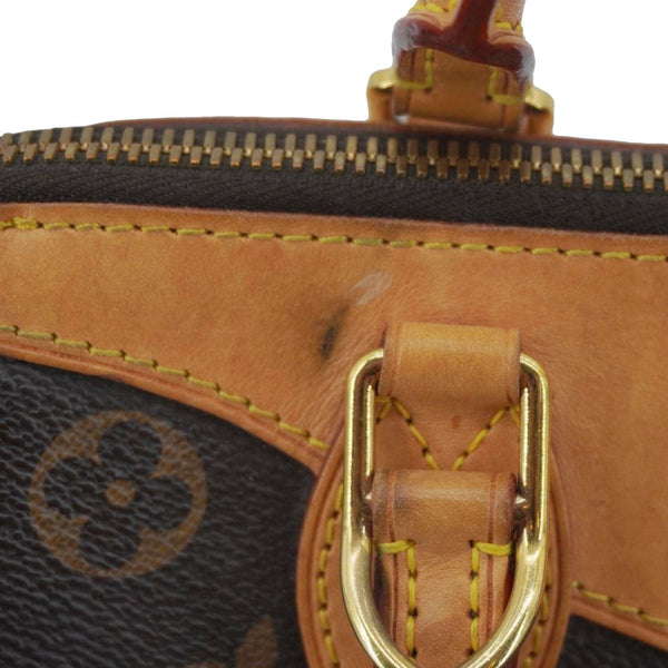 LOUIS VUITTON Segur Monogram Canvas Crossbody Bag Brown