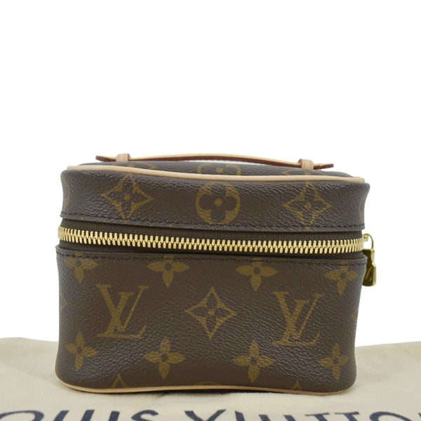 LOUIS VUITTON Nice Nano Monogram Canvas Toiletry Pouch Brown