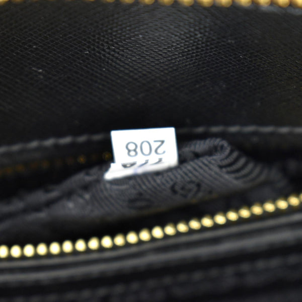 PRADA Lux Medium Promenade Saffiano Leather Shoulder Bag Black