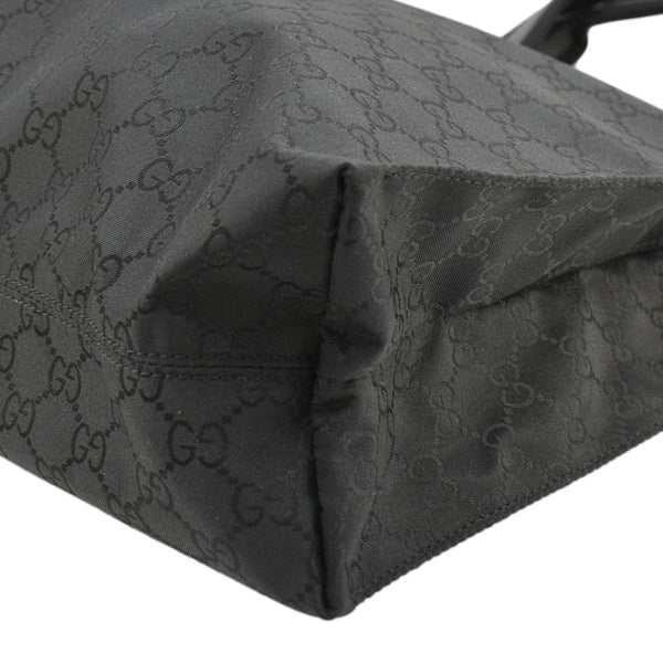 GUCCI GG Supreme Nylon Tote Bag Black 449178