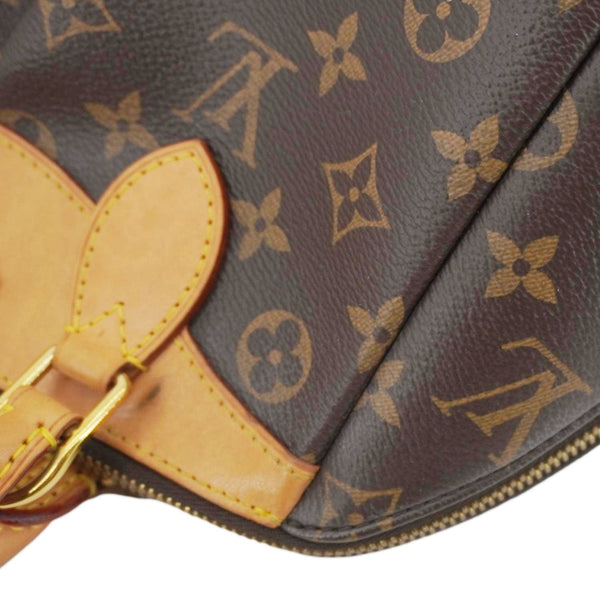 LOUIS VUITTON Segur Monogram Canvas Crossbody Bag Brown