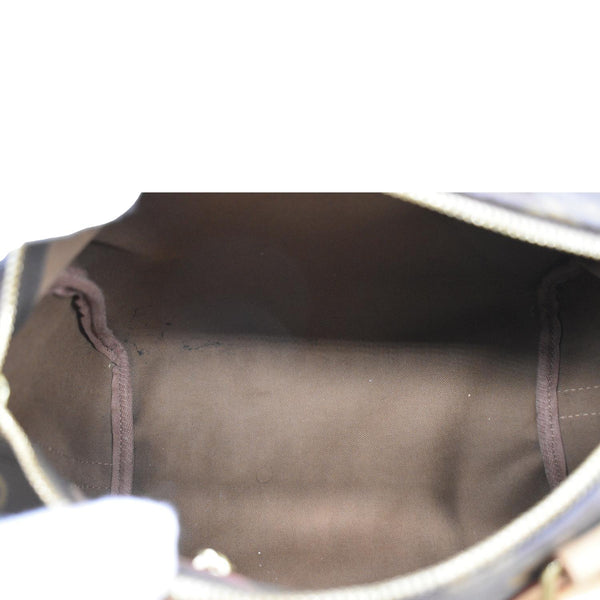 LOUIS VUITTON Speedy 25 Bandouliere Monogram Canvas Shoulder Bag Brown