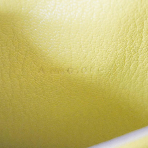 HERMES Clic 16 Epsom Leather Wallet on Strap Crossbody Bag Lime