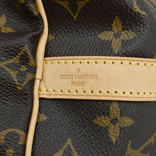 LOUIS VUITTON Speedy 25 Bandouliere Monogram Canvas Shoulder Bag Brown