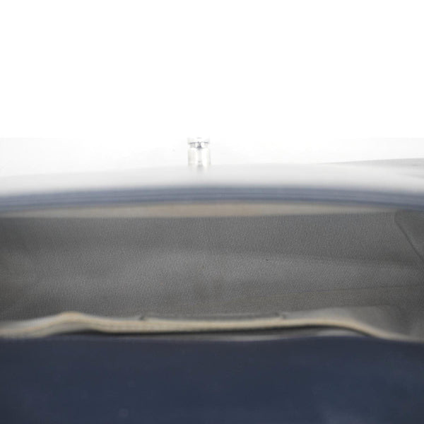 CHANEL Boy Flap Medium Quilted Lambskin Leather Crossbody Bag Navy Blue