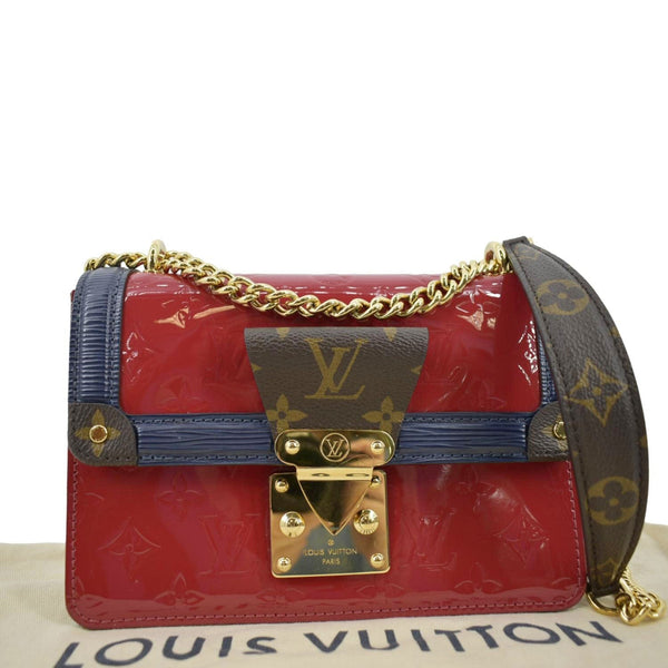 LOUIS VUITTON Wynwood Monogram Vernis Leather Crossbody Bag Red