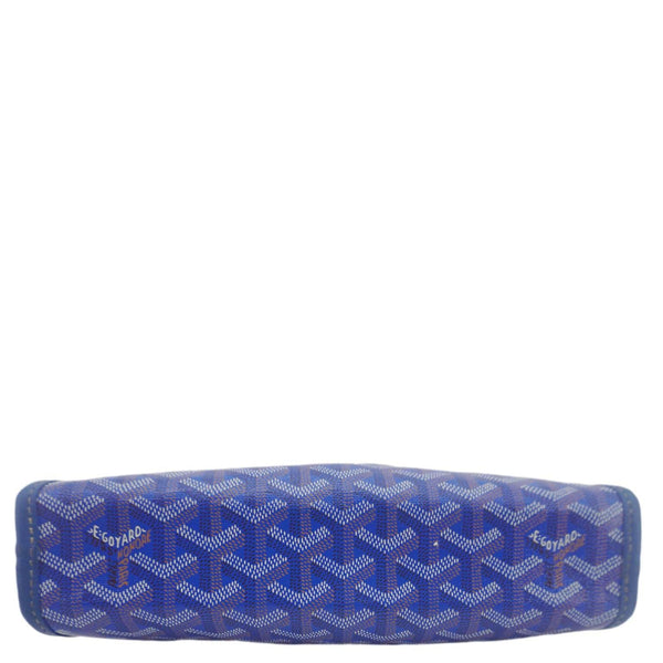 GOYARD Jouvence Chevron Print Canvas Toiletry Bag Blue