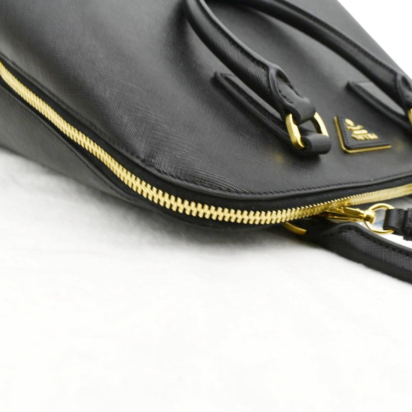 PRADA Lux Medium Promenade Saffiano Leather Shoulder Bag Black