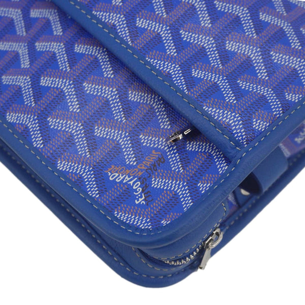 GOYARD Jouvence Chevron Print Canvas Toiletry Bag Blue
