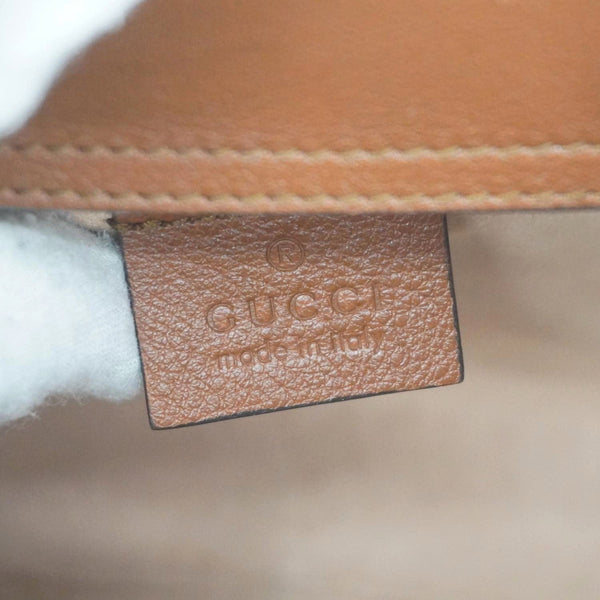 GUCCI Diana Bamboo Mini Leather Tote Bag Brown 655661