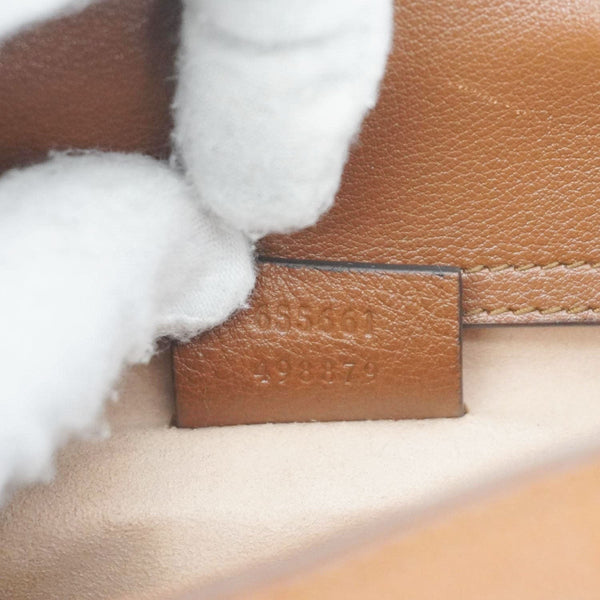 GUCCI Diana Bamboo Mini Leather Tote Bag Brown 655661