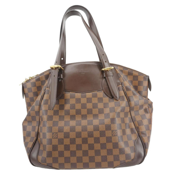 LOUIS VUITTON Verona MM Damier Ebene Shoulder Bag Brown