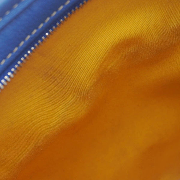 GOYARD Jouvence Chevron Print Canvas Toiletry Bag Blue