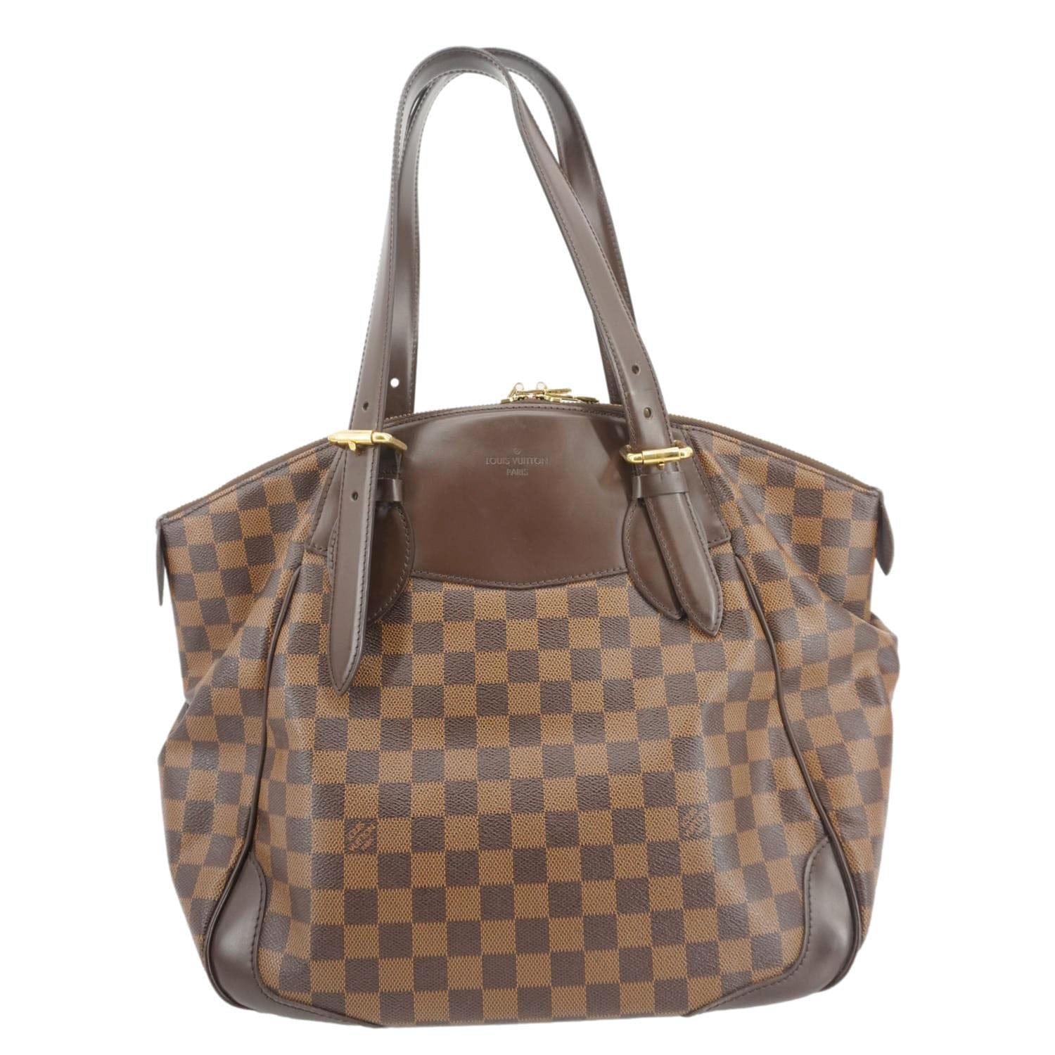 LOUIS VUITTON Verona MM Damier Ebene Shoulder Bag Brown