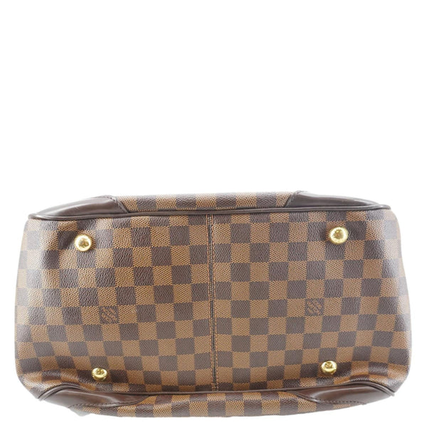 LOUIS VUITTON Verona MM Damier Ebene Shoulder Bag Brown