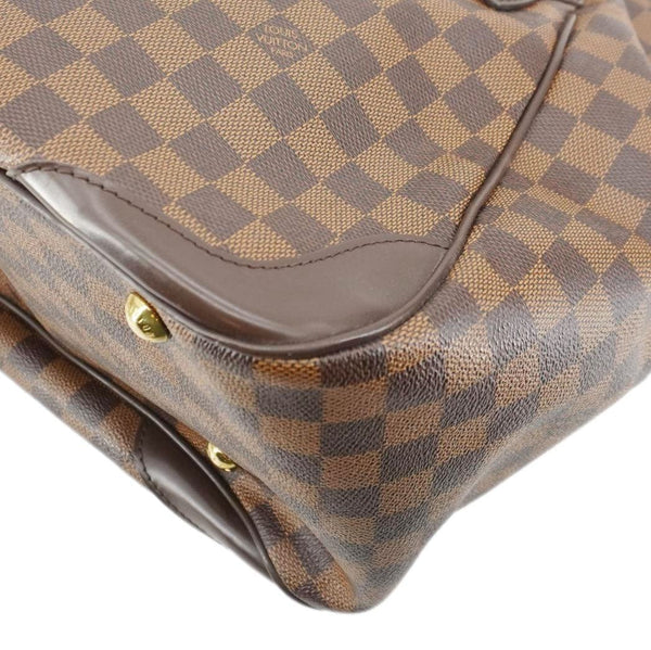 LOUIS VUITTON Verona MM Damier Ebene Shoulder Bag Brown