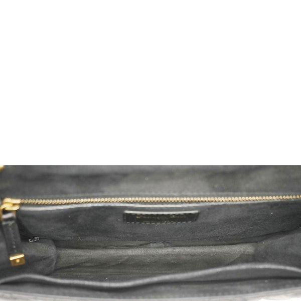 LOUIS VUITTON Clemence Monogram Empreinte Leather Wallet Black