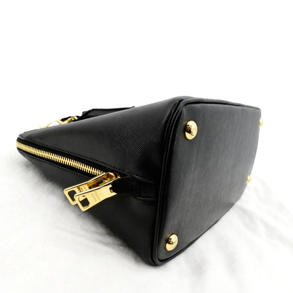 PRADA Lux Medium Promenade Saffiano Leather Shoulder Bag Black