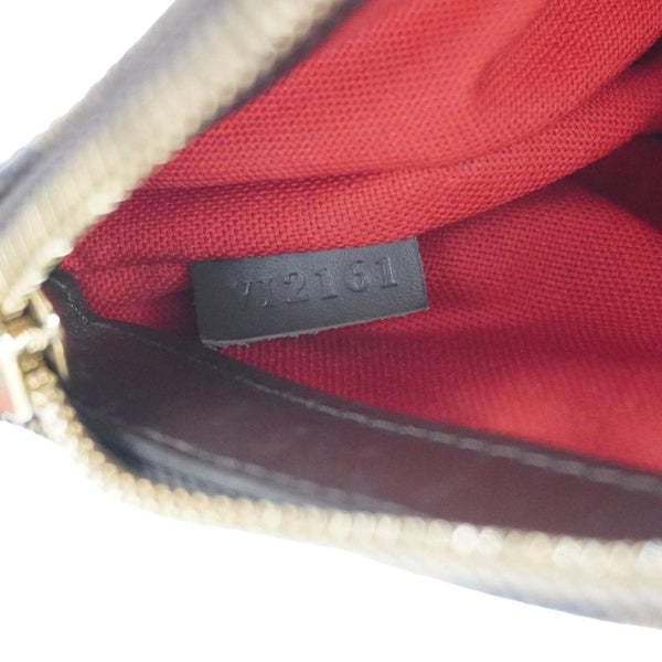 LOUIS VUITTON Verona MM Damier Ebene Shoulder Bag Brown