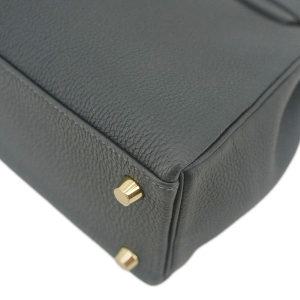 Hermes Kelly 25 Togo Leather Shoulder Bag Vert Fonce