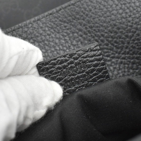 GUCCI GG Supreme Nylon Tote Bag Black 449178