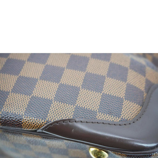 LOUIS VUITTON Verona MM Damier Ebene Shoulder Bag Brown