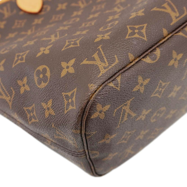 LOUIS VUITTON Neverfull MM Monogram Canvas Tote Bag Brown