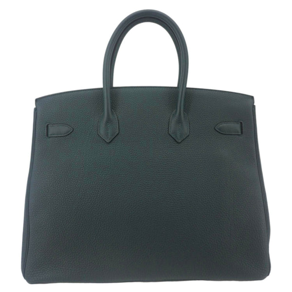 HERMES Birkin 35 Togo Leather Tote Bag Vert Cypress