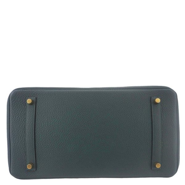 HERMES Birkin 35 Togo Leather Tote Bag Vert Cypress