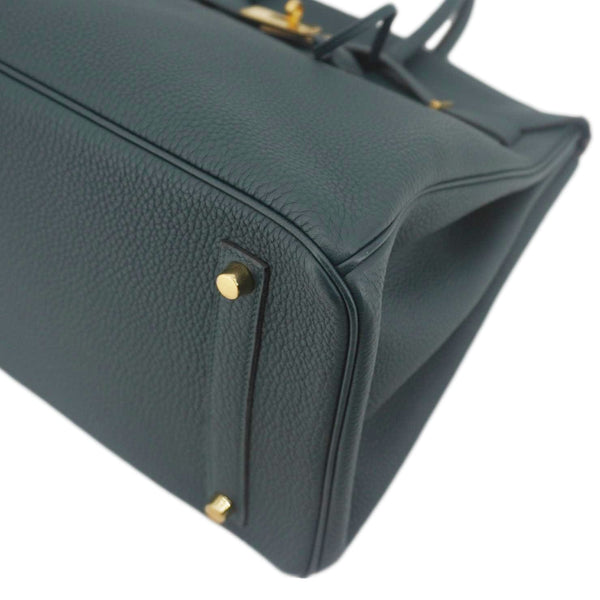 HERMES Birkin 35 Togo Leather Tote Bag Vert Cypress