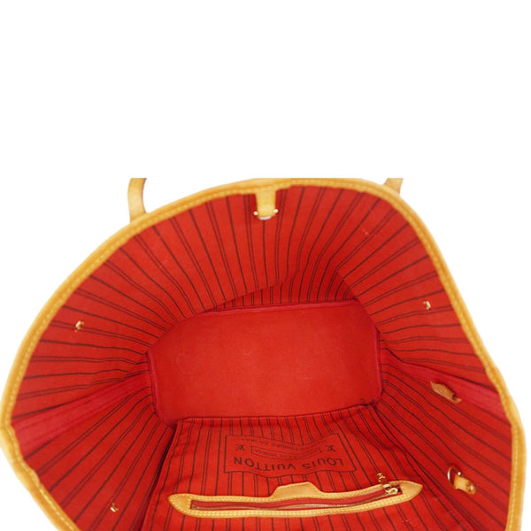 LOUIS VUITTON Neverfull MM Monogram Canvas Tote Bag Brown