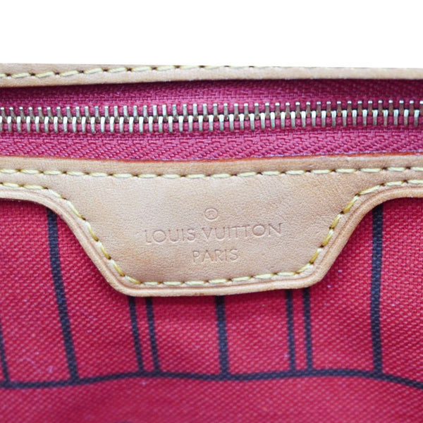 LOUIS VUITTON Neverfull MM Monogram Canvas Tote Bag Brown