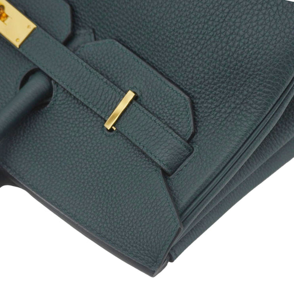 HERMES Birkin 35 Togo Leather Tote Bag Vert Cypress