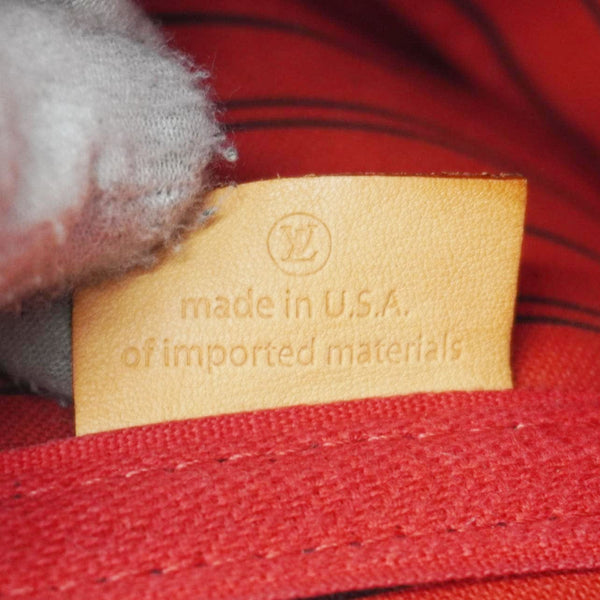 LOUIS VUITTON Neverfull MM Monogram Canvas Tote Bag Brown