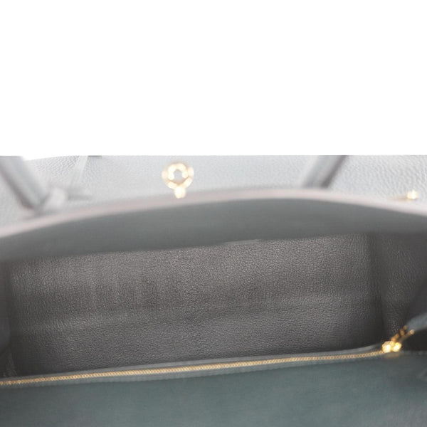 HERMES Birkin 35 Togo Leather Tote Bag Vert Cypress