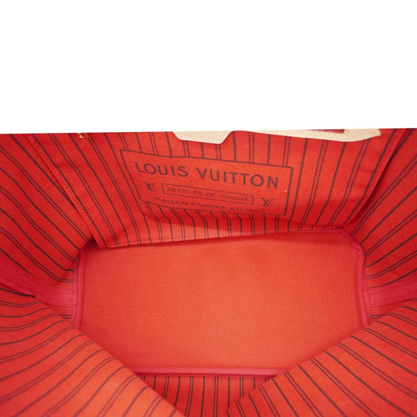 LOUIS VUITTON Neverfull MM Monogram Canvas Shoulder Bag Brown