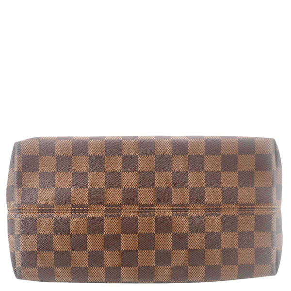 LOUIS VUITTON Iena MM Damier Ebene Shoulder Bag Brown
