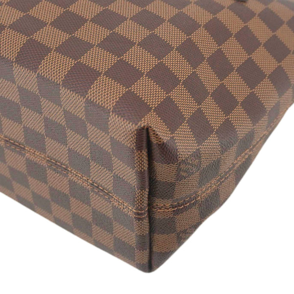 LOUIS VUITTON Iena MM Damier Ebene Shoulder Bag Brown