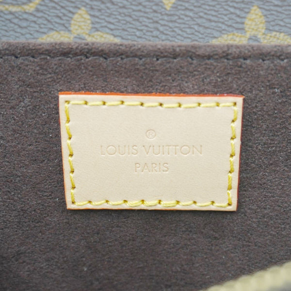 LOUIS VUITTON Metis East West Pochette Monogram Canvas Chain Shoulder Bag Brown