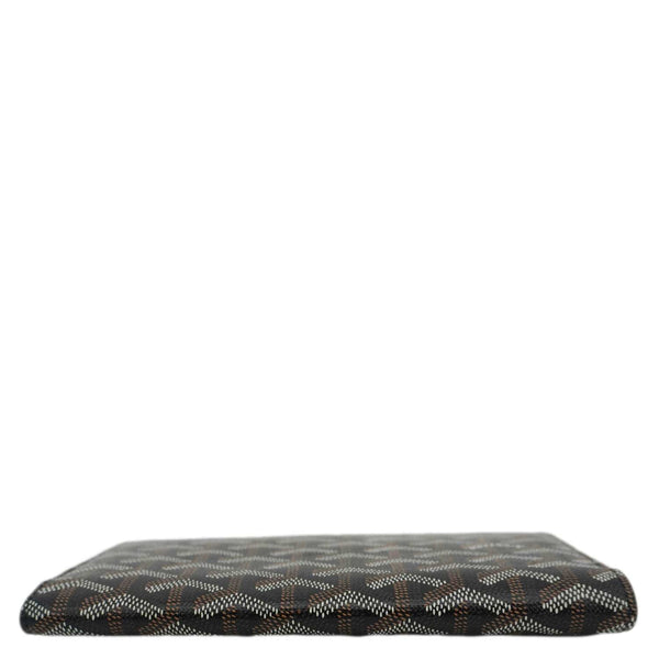 GOYARD Richelieu Chevron Canvas Wallet Black