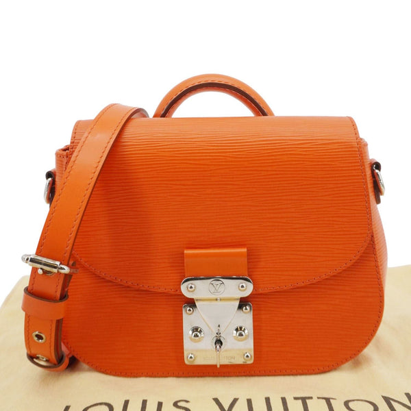LOUIS VUITTON Eden Epi Leather Top Handle Shoulder Bag Orange