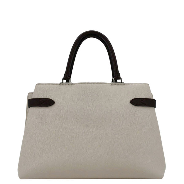 LOUIS VUITTON Lockme Day Leather Shoulder Bag Creme