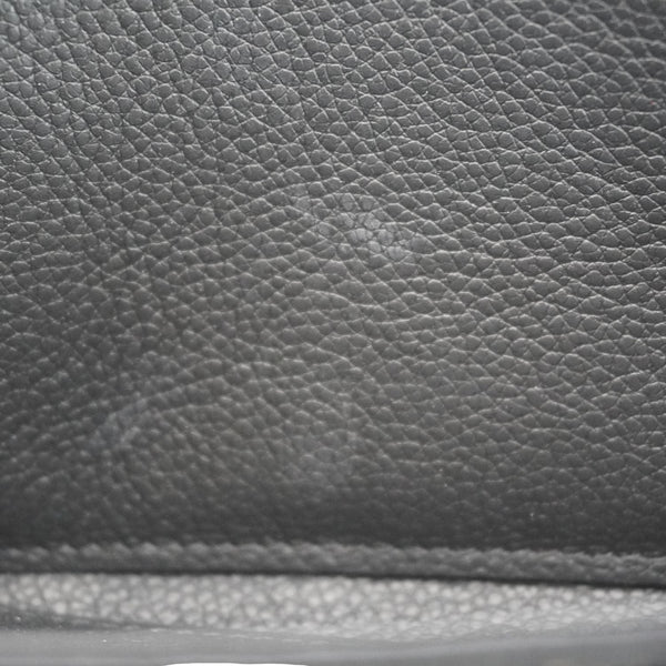 LOUIS VUITTON Clemence Monogram Empreinte Leather Wallet Black