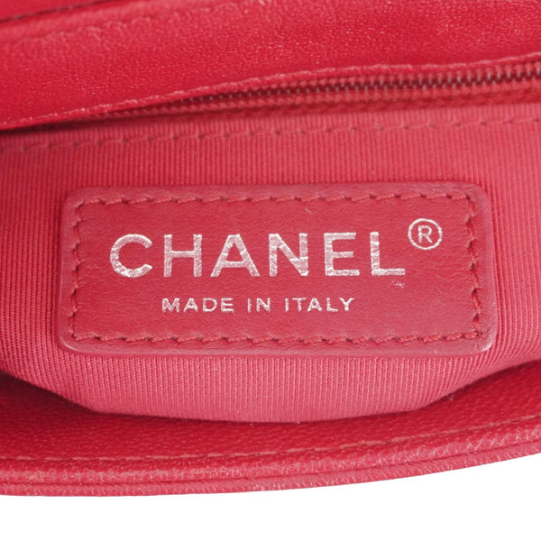 CHANEL Mademoiselle Vintage Flap Sheepskin Leather Crossbody Bag Pink