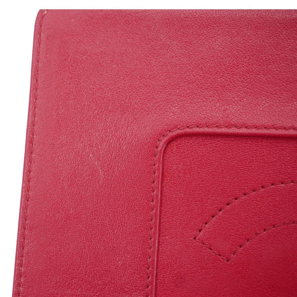 CHANEL Mademoiselle Vintage Flap Sheepskin Leather Crossbody Bag Pink