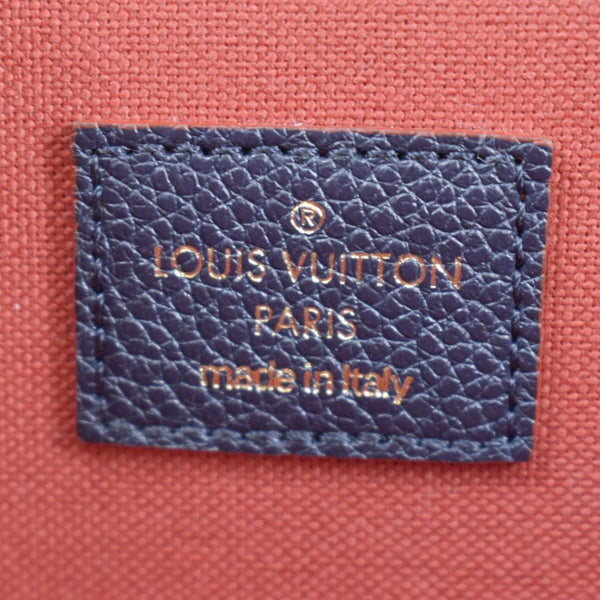 LOUIS VUITTON Felicie Monogram Empreinte Pochette Crossbody Bag Marine Rouge